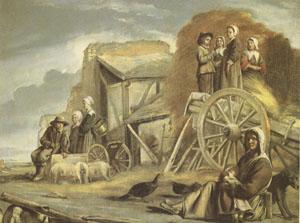 Louis Le Nain The Cart or the Return from Haymaking (mk05) China oil painting art